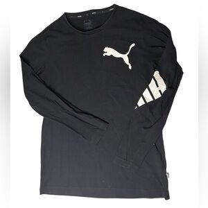 Gym Classic PUMA Women’s Black Long Sleeve Top Size Small | Athletic Streetwear